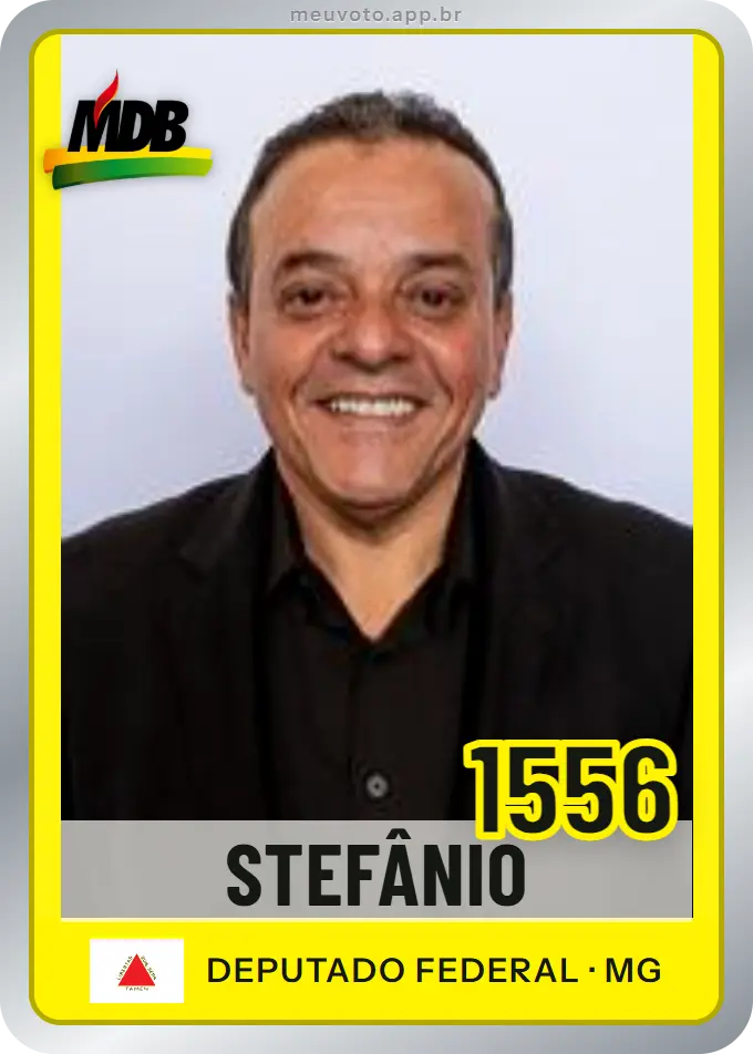 Carta de Stefânio, número 1556, MDB