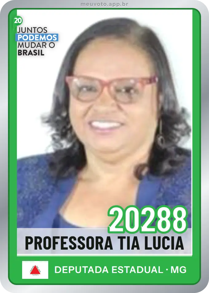 Carta de Professora Tia Lucia, número 20288, Podemos