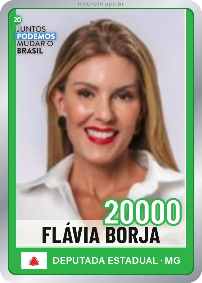 Carta de Flávia Borja, número 20000, Podemos