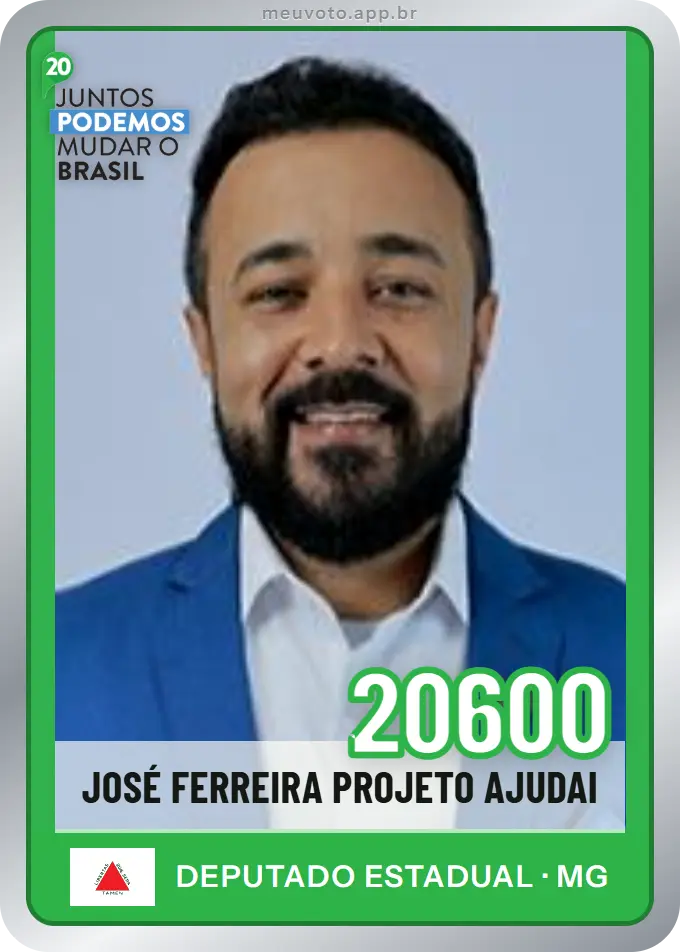 Carta de José Ferreira Projeto Ajudai, número 20600, Podemos