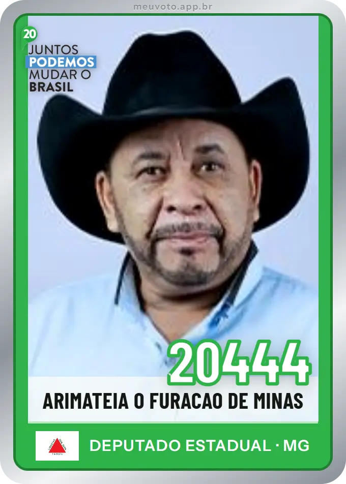 Carta de Arimateia O Furacao de Minas, número 20444, Podemos