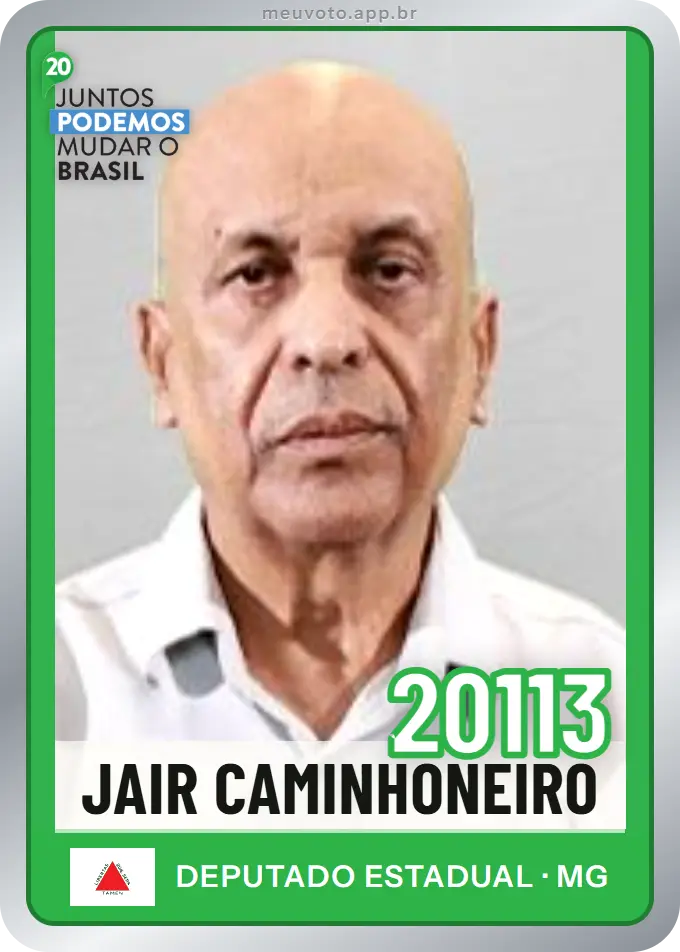 Carta de Jair Caminhoneiro, número 20113, Podemos