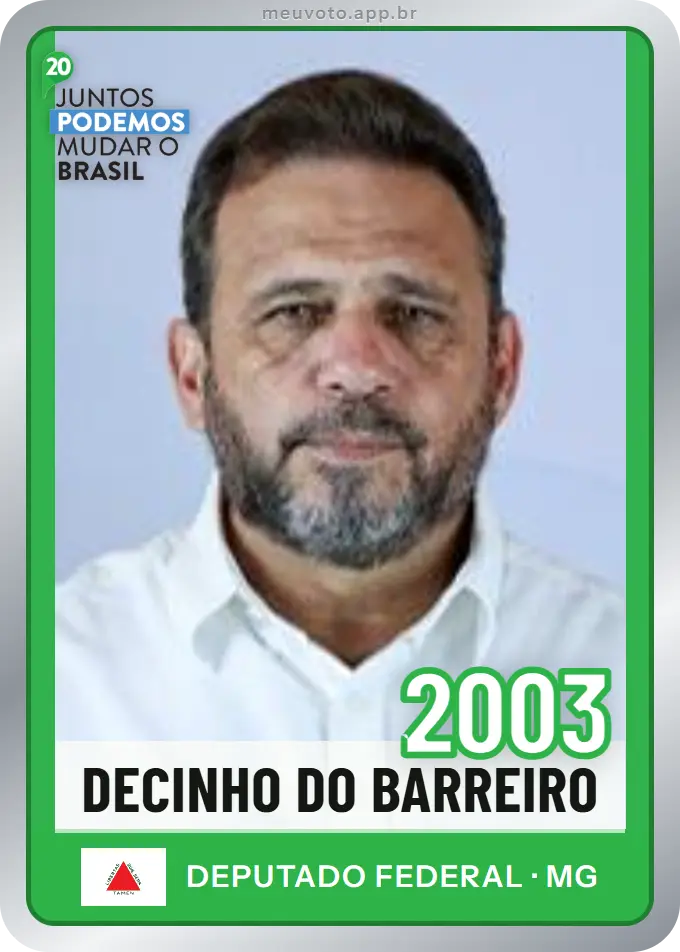 Carta de Decinho do Barreiro, número 2003, Podemos