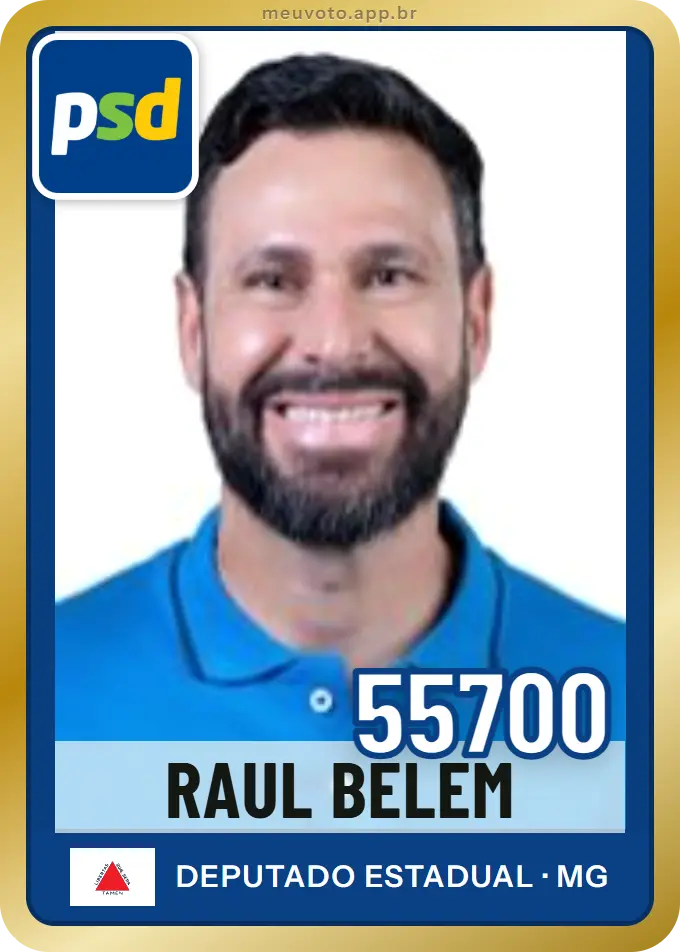 Carta de Raul Belem, número 55700, PSD