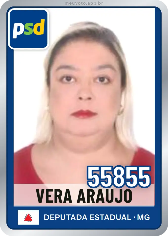 Carta de Vera Araújo, número 55855, PSD