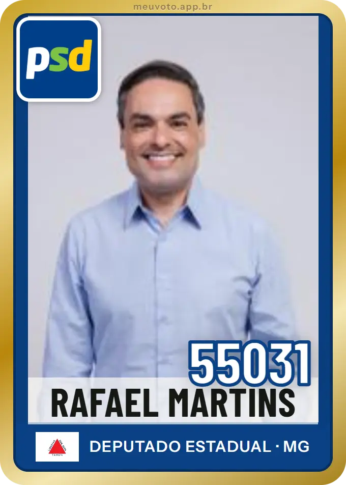 Carta de Rafael Martins, número 55031, PSD