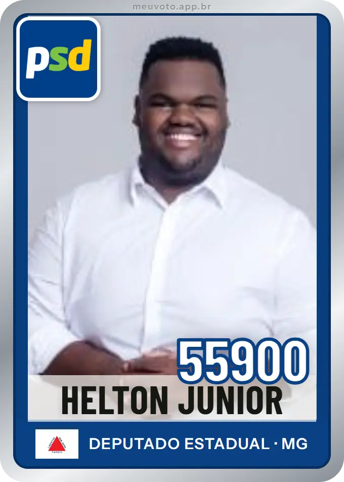 Carta de Helton Junior, número 55900, PSD