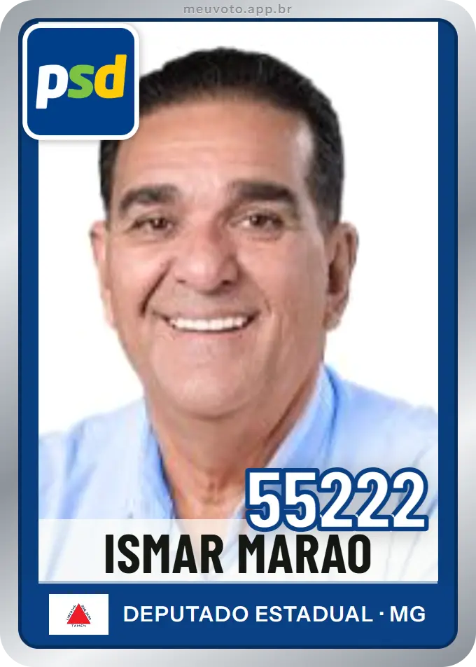 Carta de Ismar Marão, número 55222, PSD