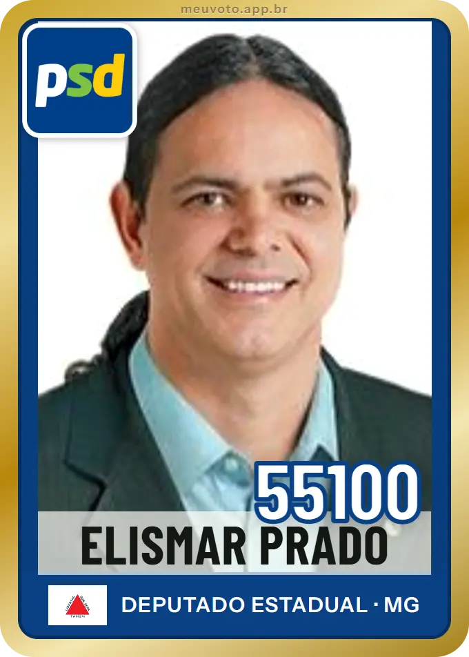 Carta de Elismar Prado, número 55100, PSD