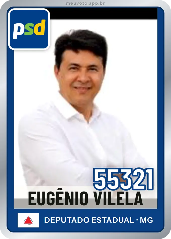 Carta de Eugênio Vilela, número 55321, PSD