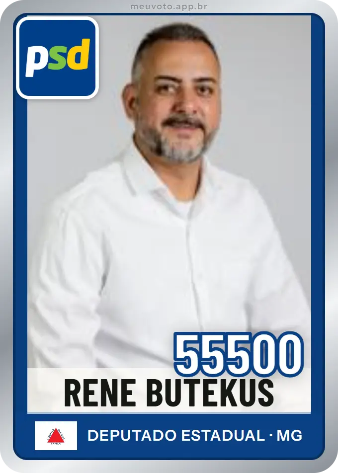 Carta de Rene Butekus, número 55500, PSD