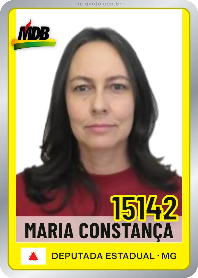 Carta de Maria Constança, número 15142, MDB