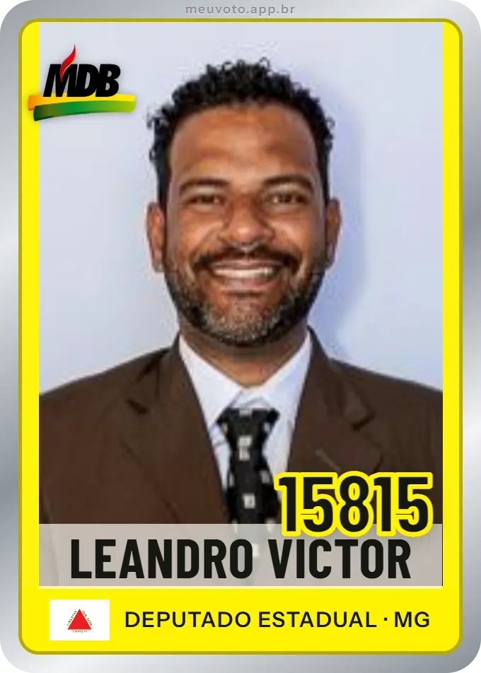 Carta de Leandro Victor, número 15815, MDB