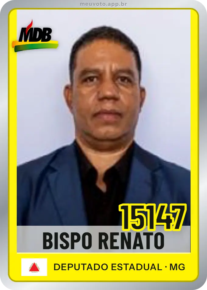 Carta de Bispo Renato, número 15147, MDB