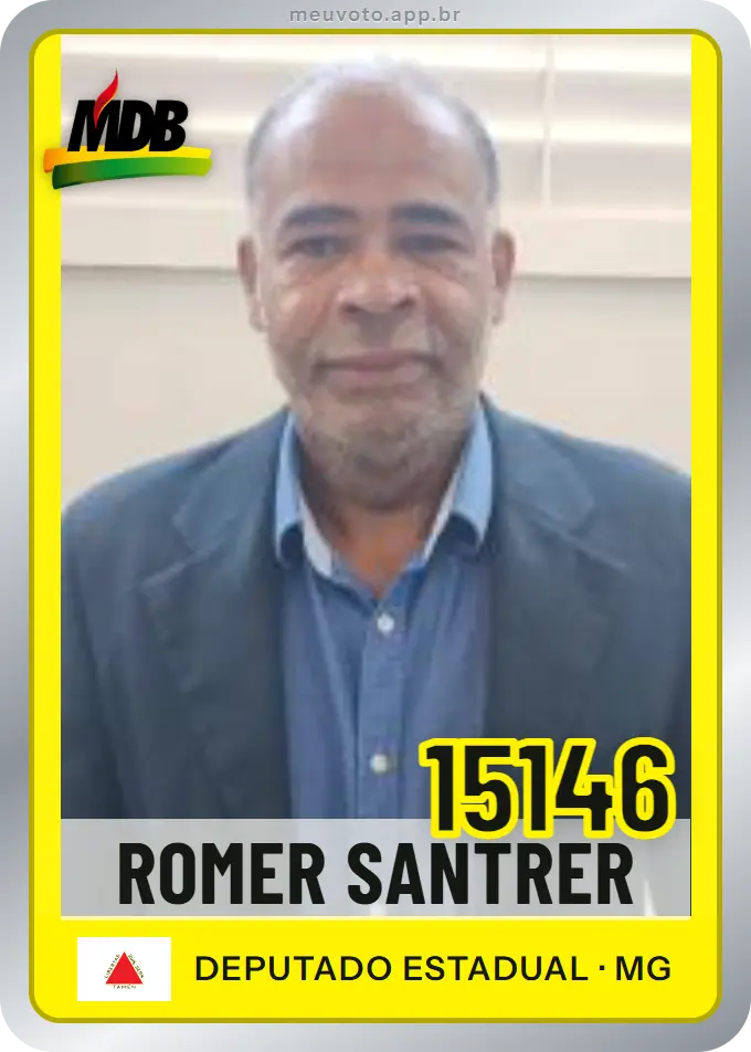 Carta de Romer Santrer, número 15146, MDB