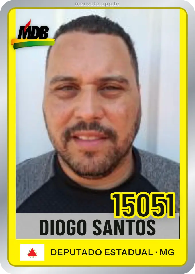 Carta de Diogo Santos, número 15051, MDB