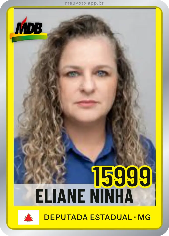 Carta de Eliane Ninha, número 15999, MDB