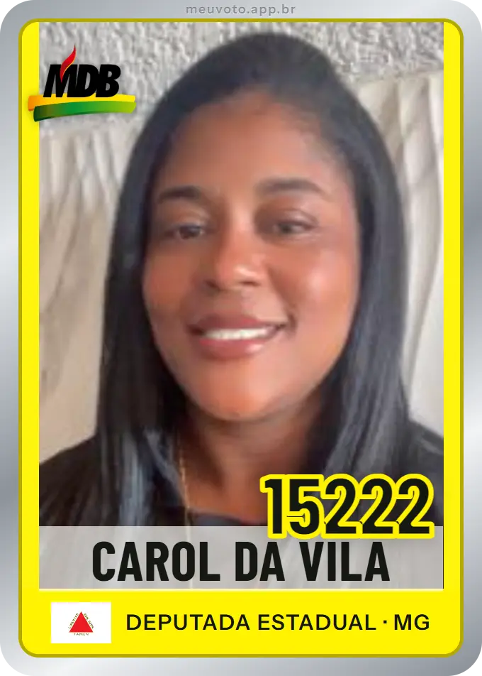 Carta de Carol da Vila, número 15222, MDB