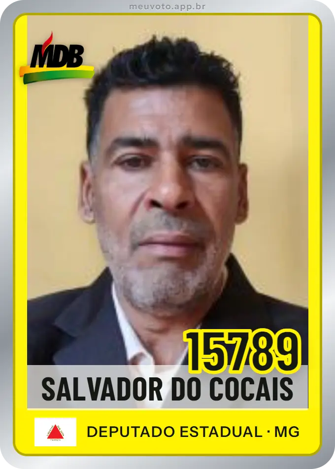 Carta de Salvador do Cocais, número 15789, MDB