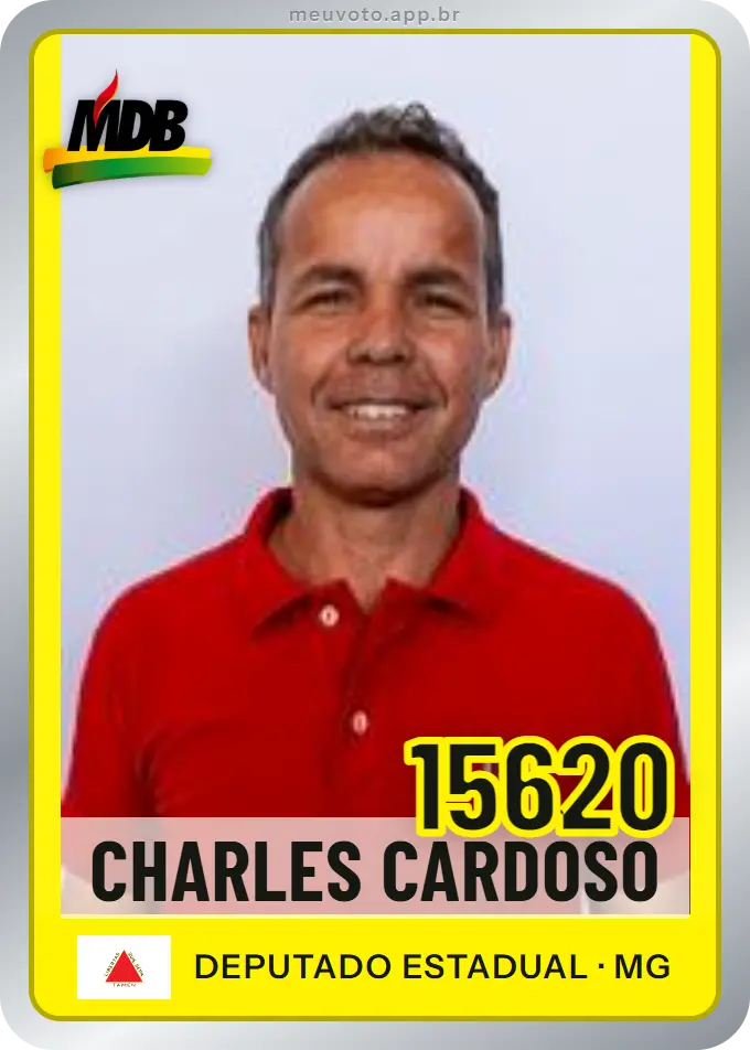 Carta de Charles Cardoso, número 15620, MDB