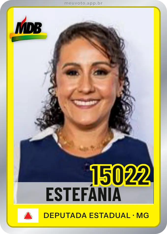 Carta de Estefânia, número 15022, MDB