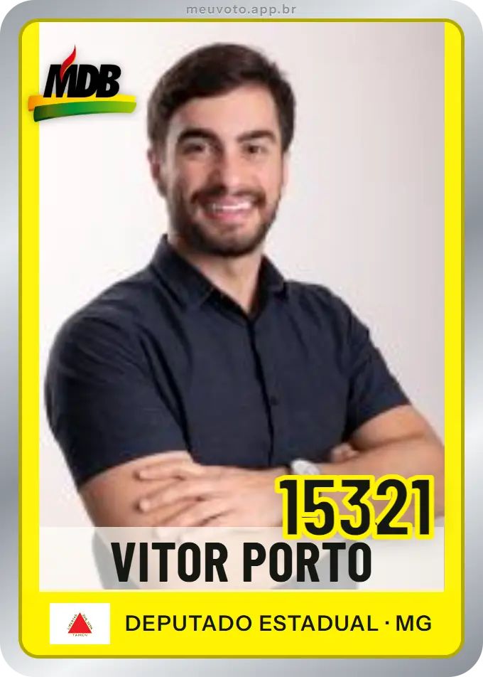 Carta de Vitor Porto, número 15321, MDB