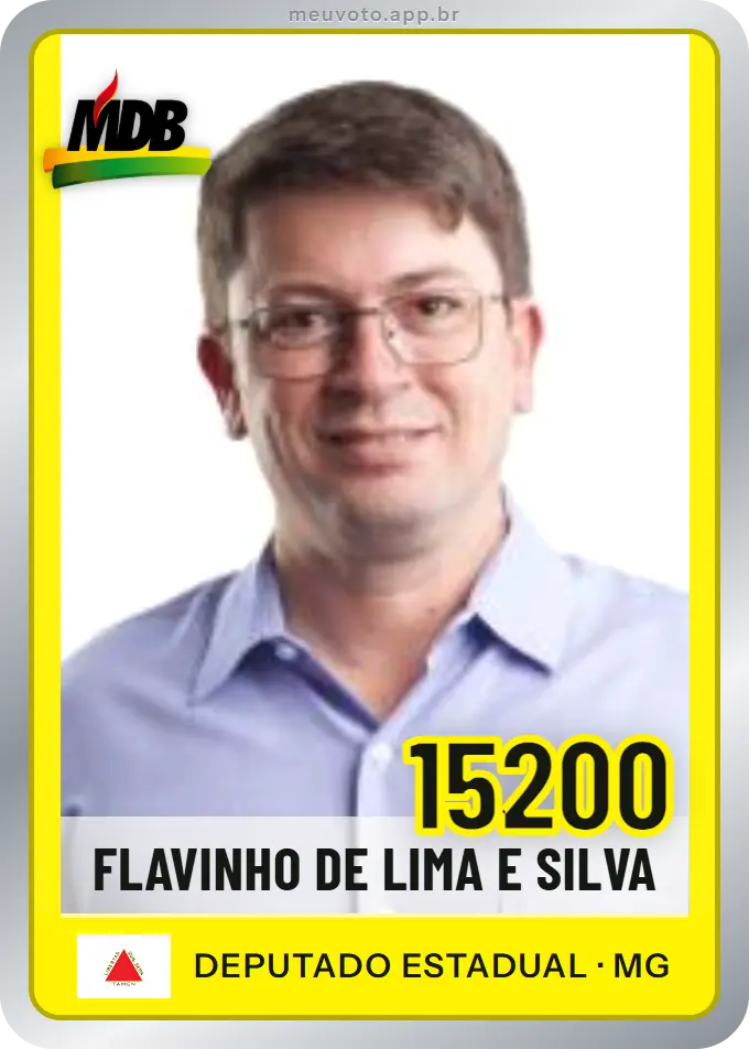 Carta de Flavinho de Lima e Silva, número 15200, MDB