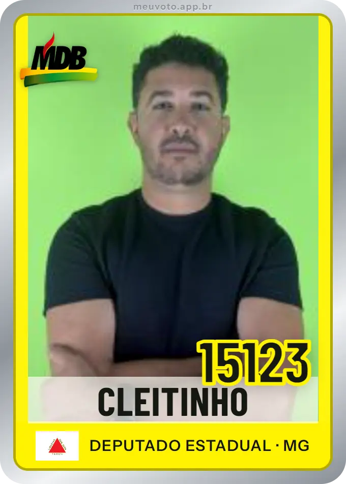 Carta de Cleitinho, número 15123, MDB