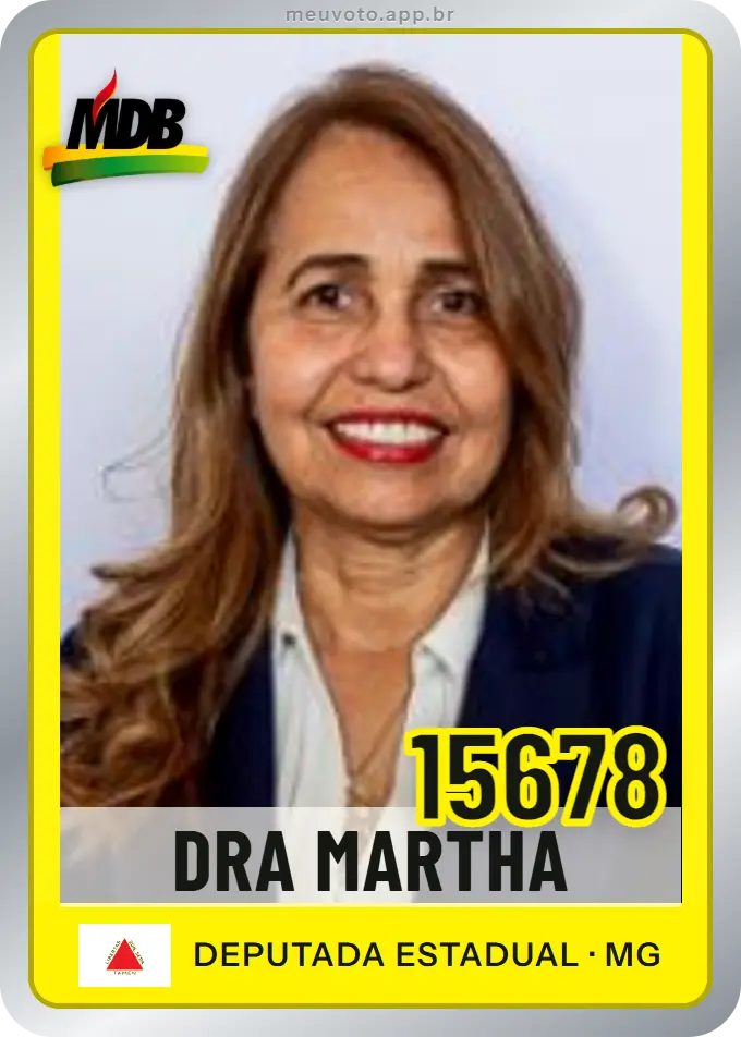 Carta de Dra Martha, número 15678, MDB