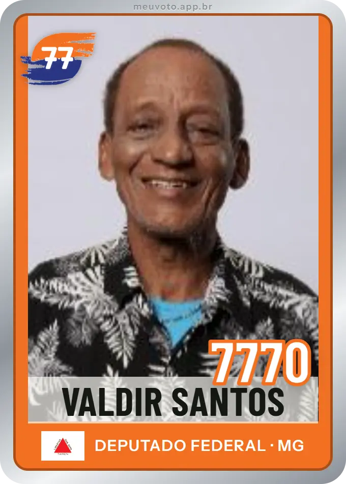 Carta de Valdir Santos, número 7770, Solidariedade