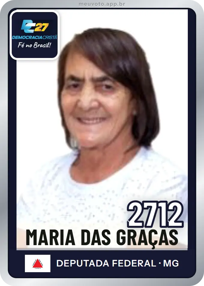 Carta de Maria das Graças, número 2712, DC