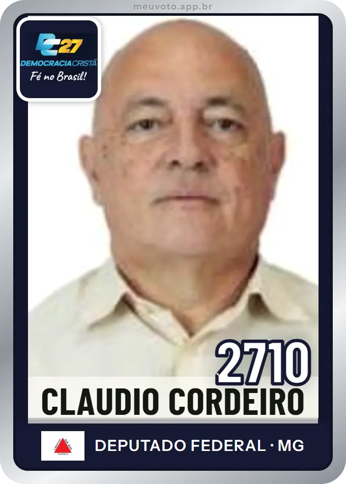 Carta de Claudio Cordeiro, número 2710, DC