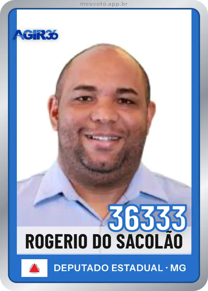 Carta de Rogerio do Sacolão, número 36333, Agir