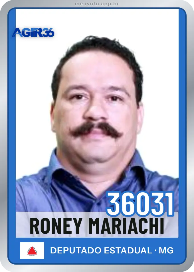 Carta de Roney Mariachi, número 36031, Agir