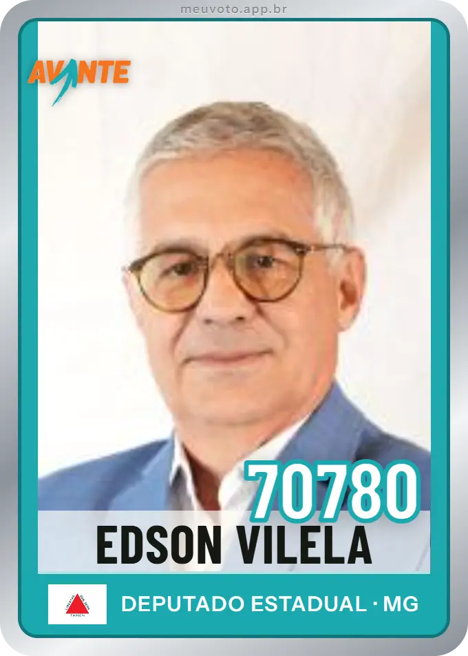 Carta de Edson Vilela, número 70780, Avante