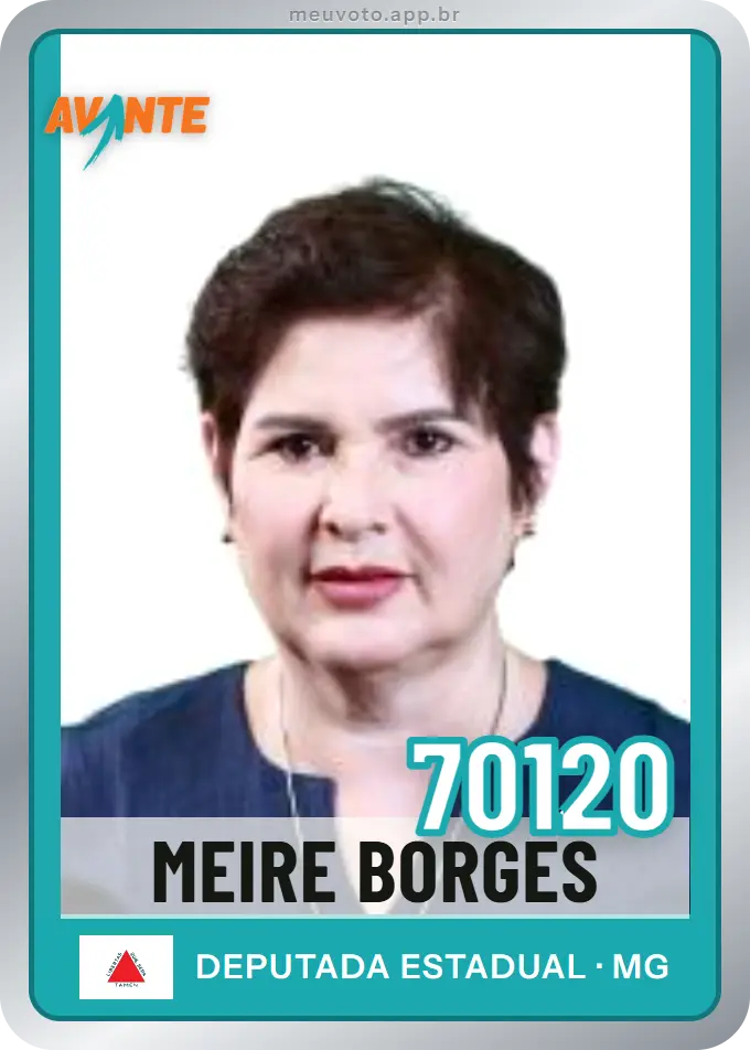 Carta de Meire Borges, número 70120, Avante