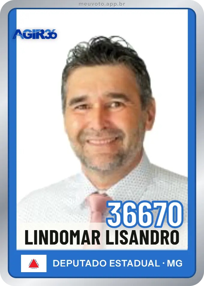 Carta de Lindomar Lisandro, número 36670, Agir