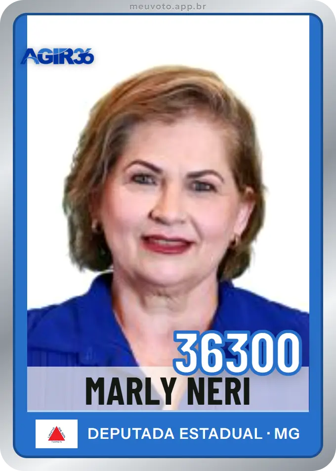 Carta de Marly Neri, número 36300, Agir