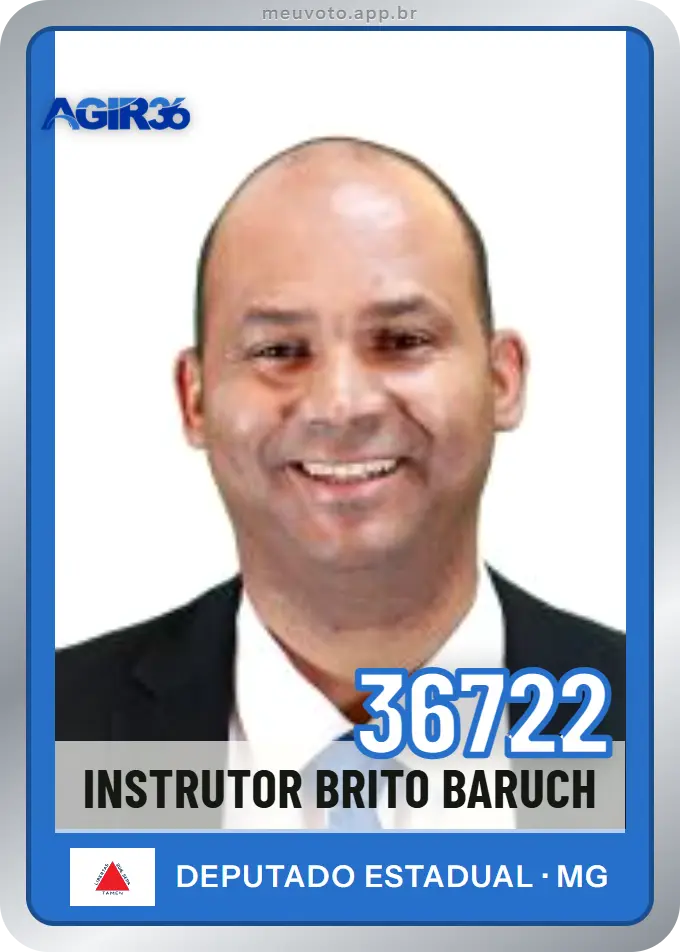Carta de Instrutor Brito Baruch, número 36722, Agir