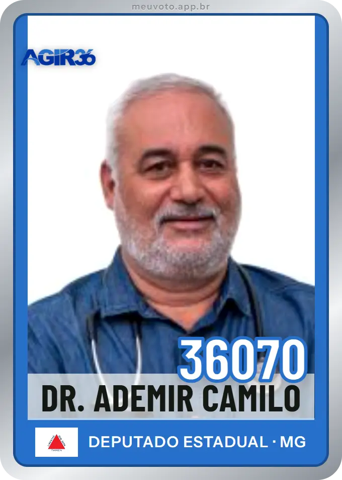 Carta de Dr. Ademir Camilo, número 36070, Agir