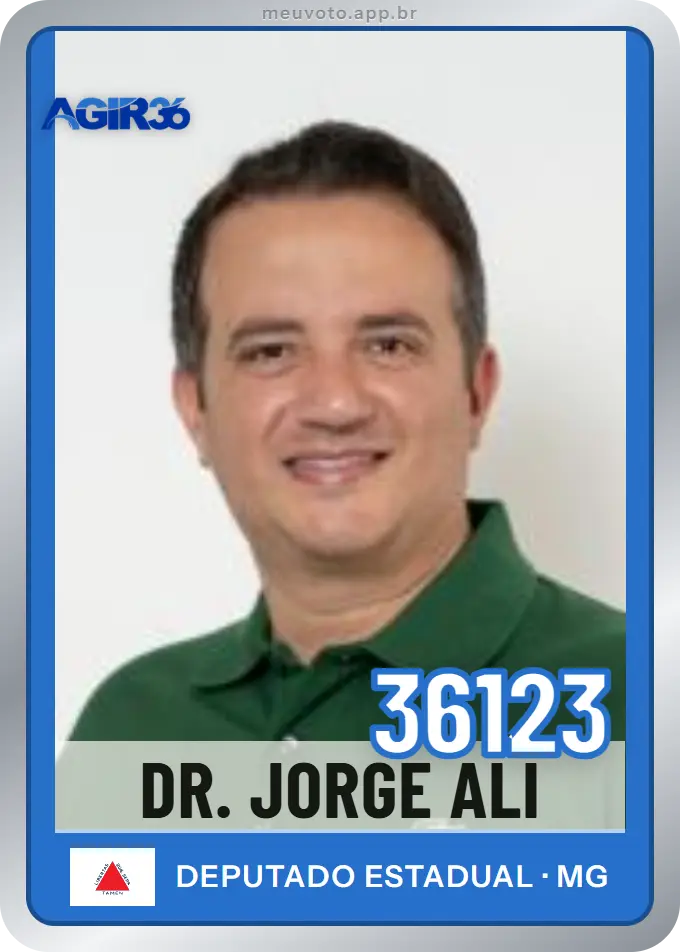 Carta de Dr. Jorge Ali, número 36123, Agir