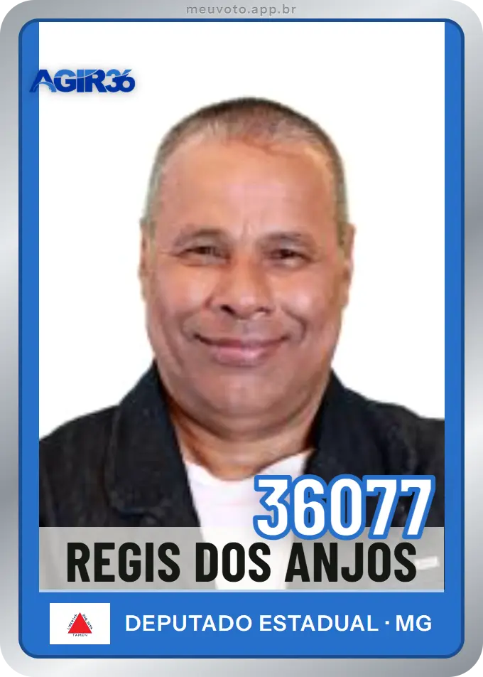 Carta de Regis dos Anjos, número 36077, Agir