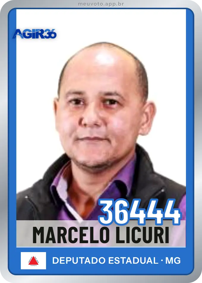 Carta de Marcelo Licuri, número 36444, Agir