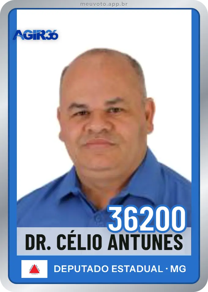 Carta de Dr. Célio Antunes, número 36200, Agir