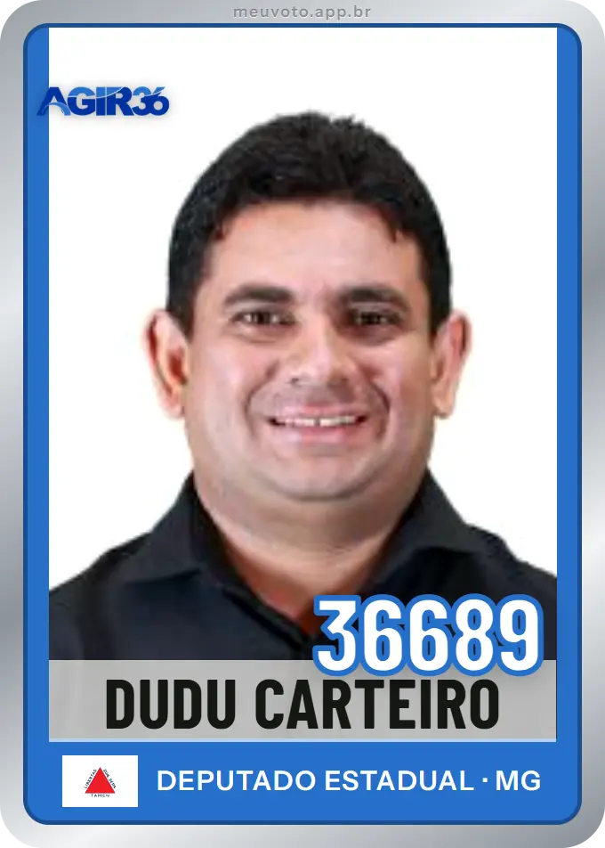 Carta de Dudu Carteiro, número 36689, Agir