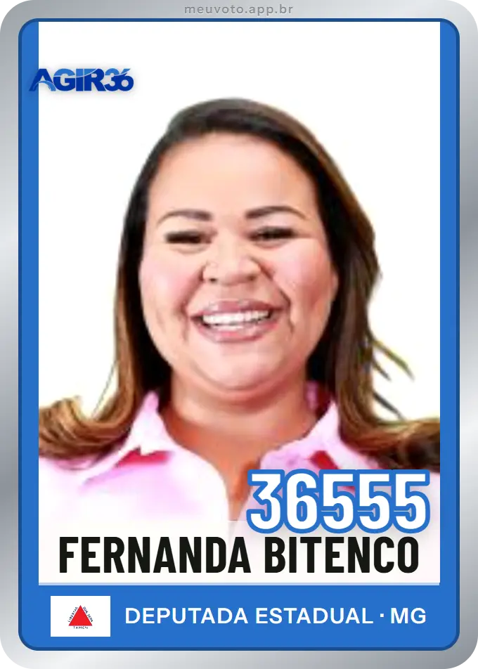 Carta de Fernanda Bitenco, número 36555, Agir