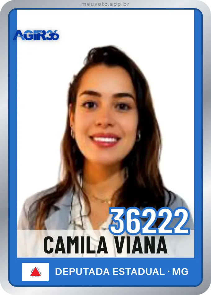 Carta de Camila Viana, número 36222, Agir