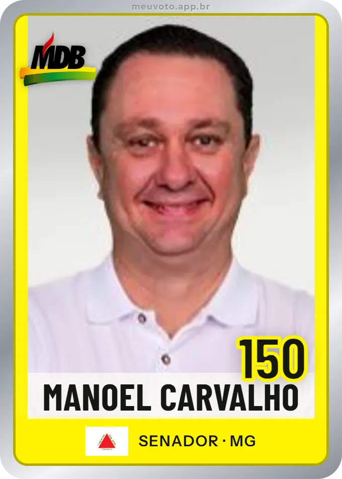 Carta de Manoel Carvalho, número 150, MDB