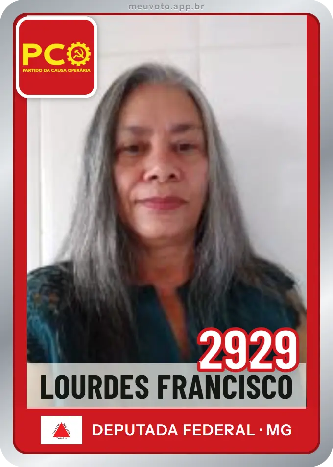 Carta de Lourdes Francisco, número 2929, PCO