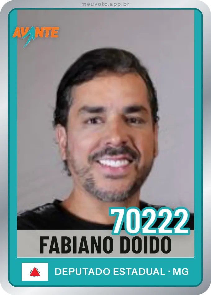 Carta de Fabiano Doido, número 70222, Avante